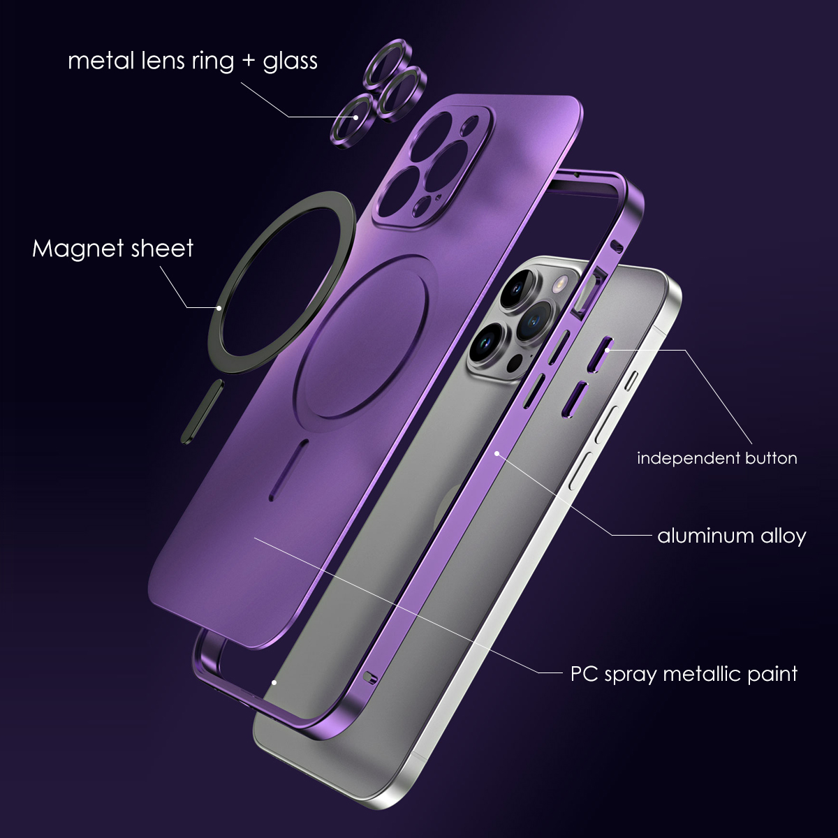 Original Color Metal Phone Cas - Metal Photo Panel review and price