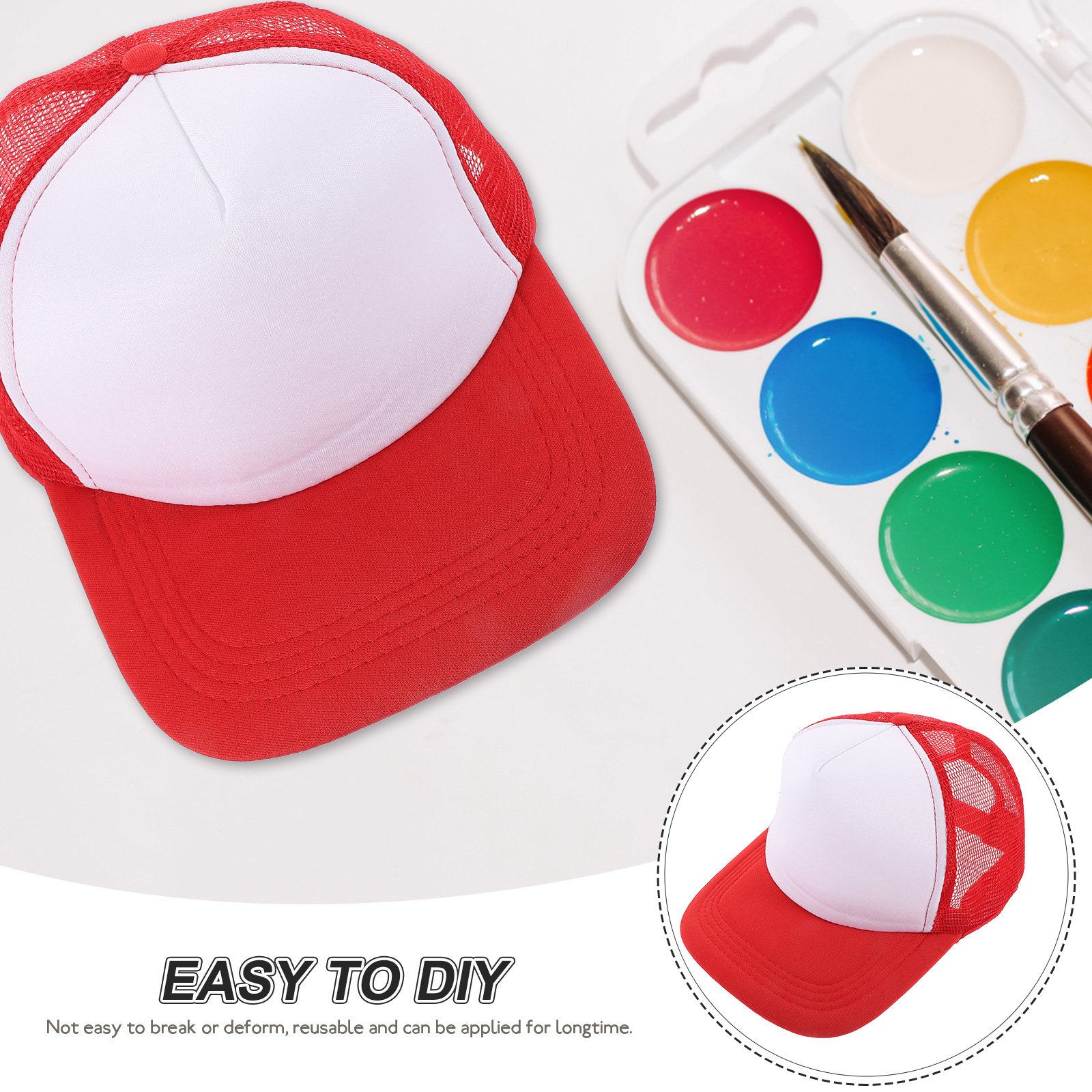 10Pcs Blank Baseball Caps Mesh - Hat Sublimation Blank review and price