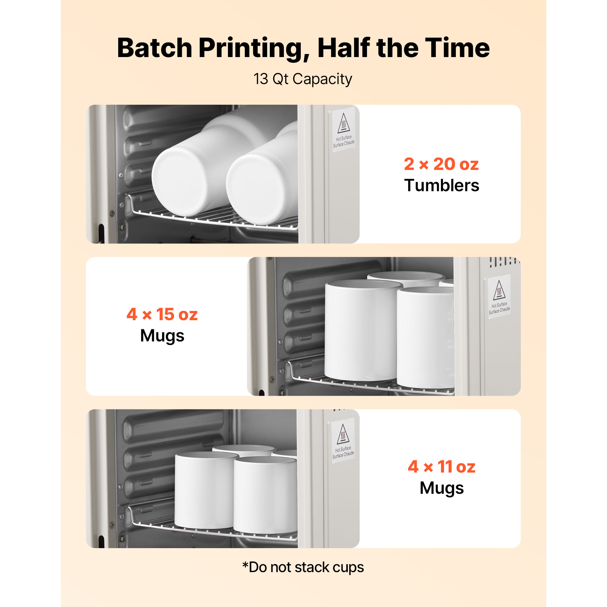 VEVOR Sublimation Oven Machine - Sublimation Mug White review and price